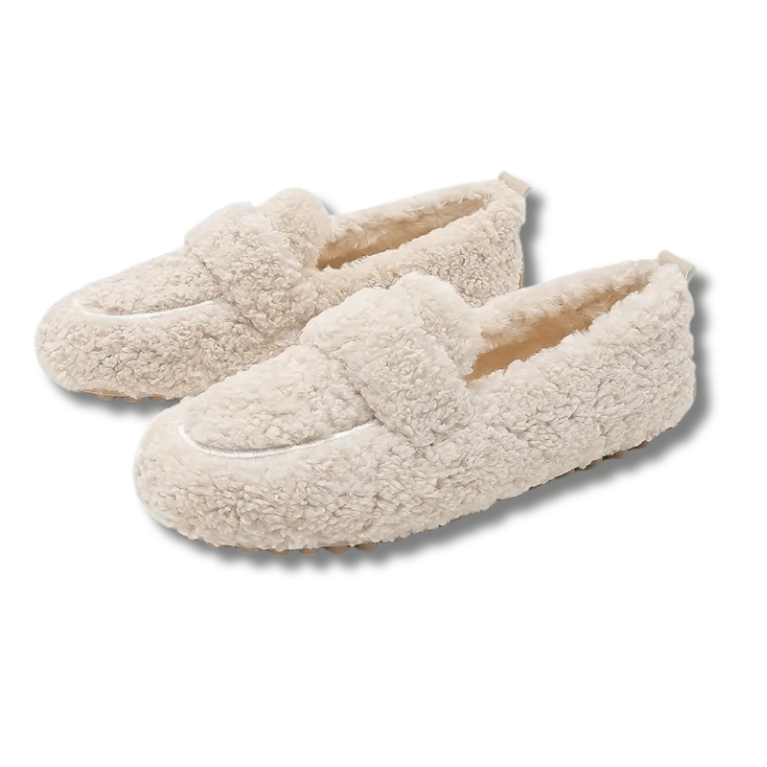 Mocassins Douillets en Peluche pour Femmes - Marie Montel