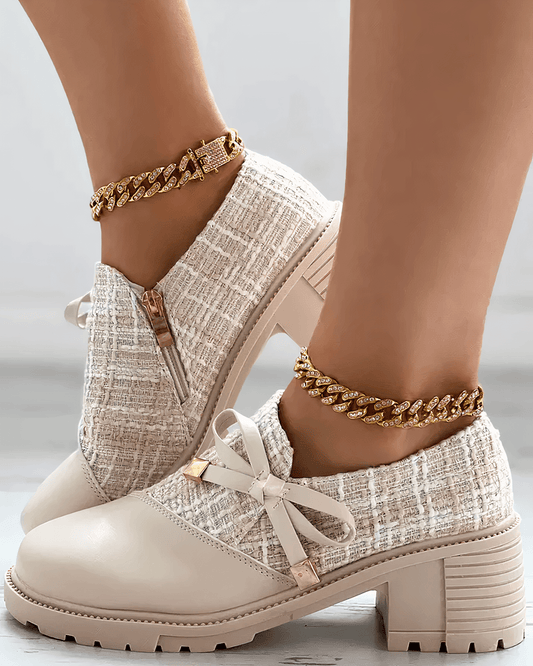 Mocassins Élégants à Talons pour Femmes - Marie Montel