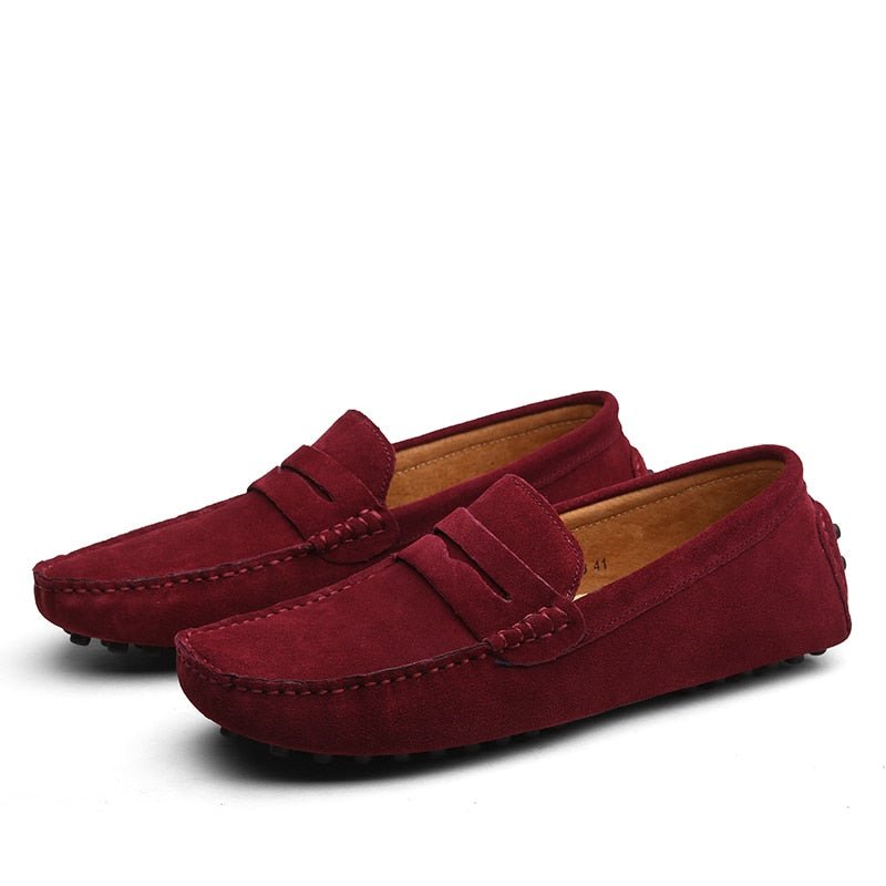 Mocassins Élégants en Cuir de Mouton Véritable pour Hommes - Marie Montel