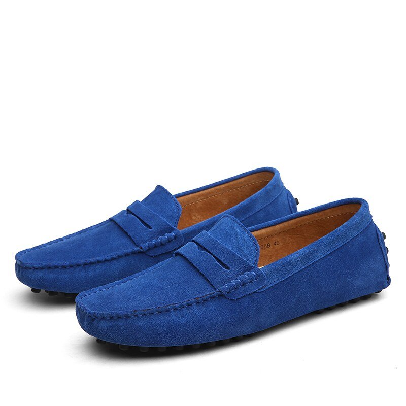 Mocassins Élégants en Cuir de Mouton Véritable pour Hommes - Marie Montel