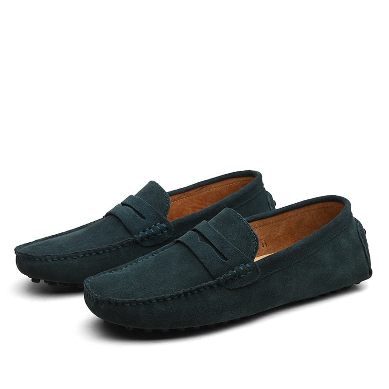 Mocassins Élégants en Cuir de Mouton Véritable pour Hommes - Marie Montel