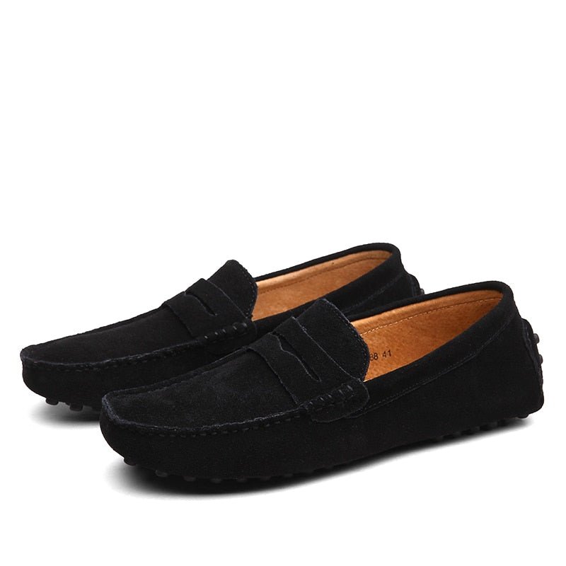Mocassins Élégants en Cuir de Mouton Véritable pour Hommes - Marie Montel