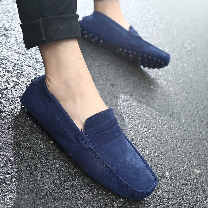 Mocassins Élégants en Cuir de Mouton Véritable pour Hommes - Marie Montel