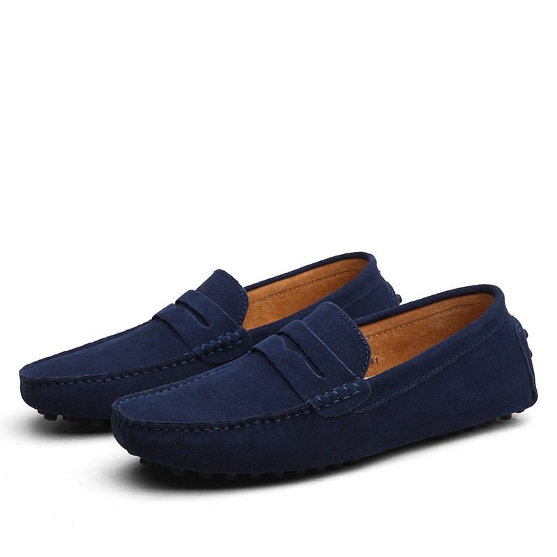Mocassins Élégants en Cuir de Mouton Véritable pour Hommes - Marie Montel