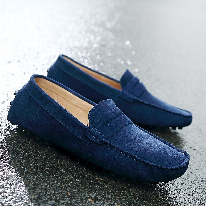 Mocassins Élégants en Cuir de Mouton Véritable pour Hommes - Marie Montel