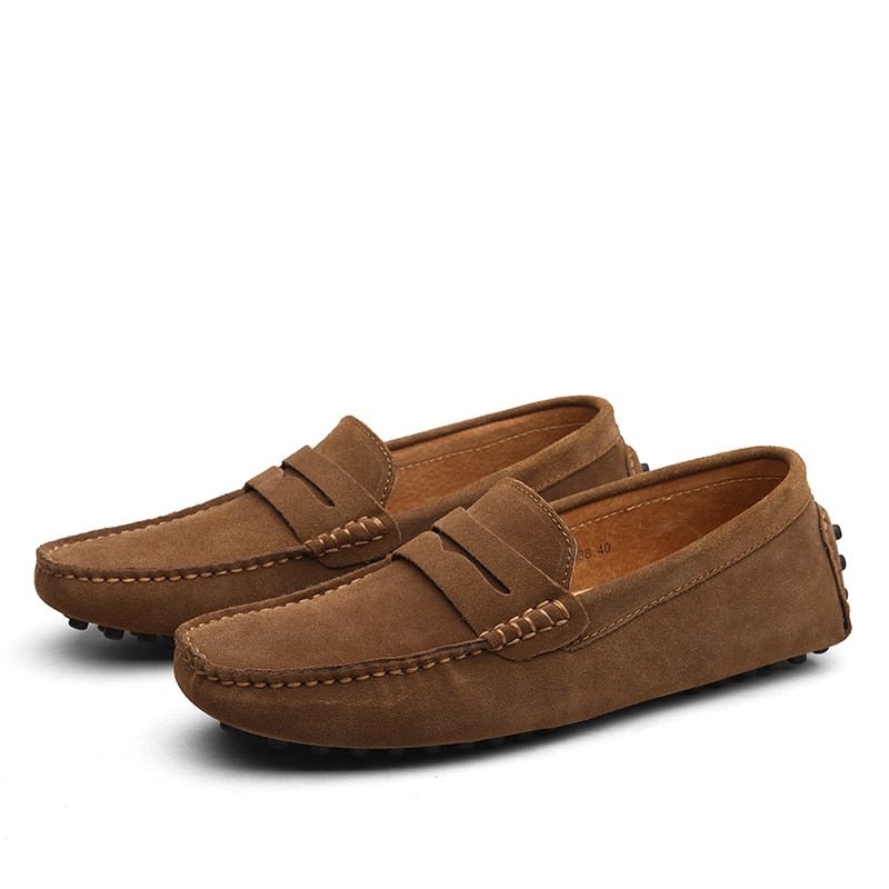 Mocassins Élégants en Cuir de Mouton Véritable pour Hommes - Marie Montel