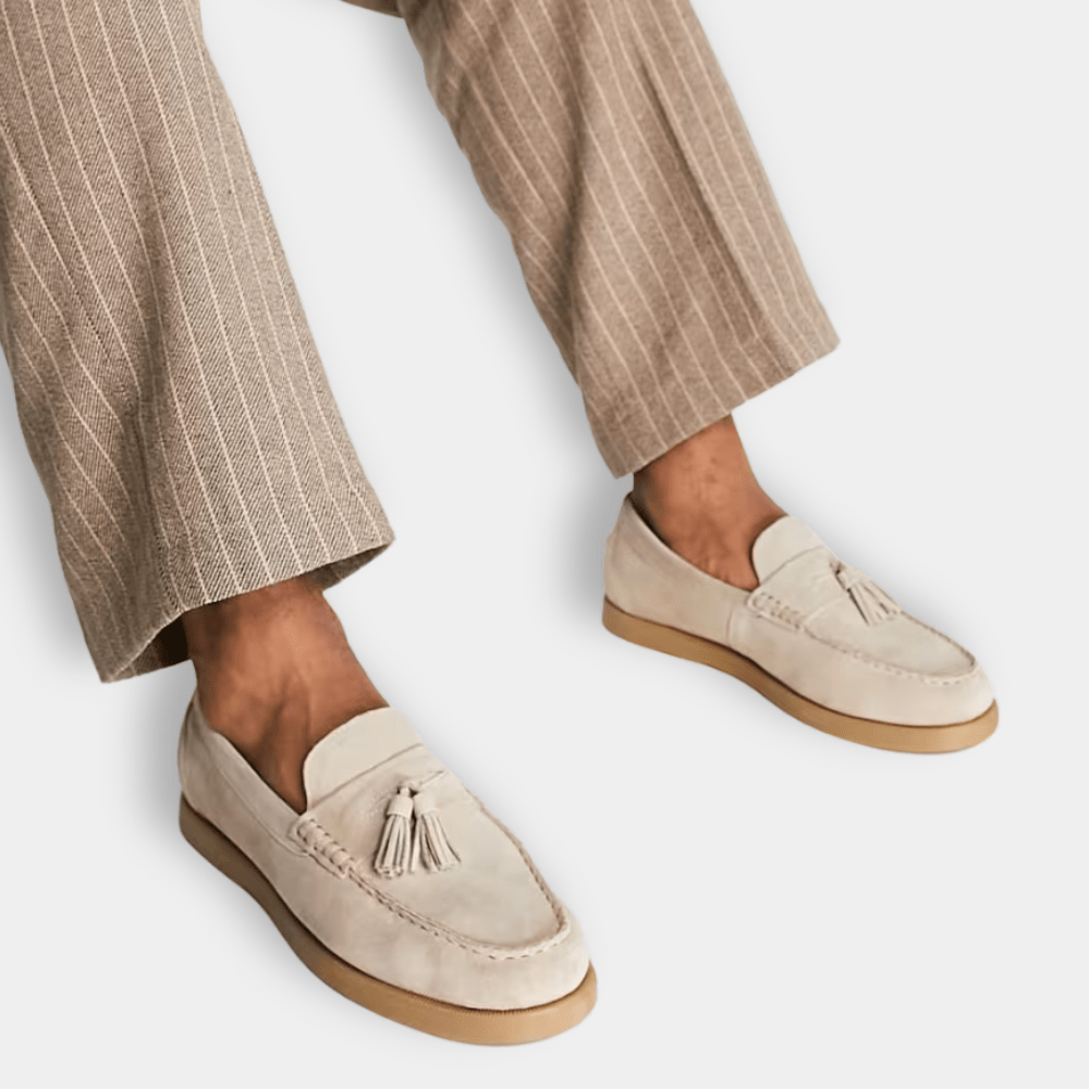 Mocassins Épurés à Pampilles pour Hommes - Marie Montel