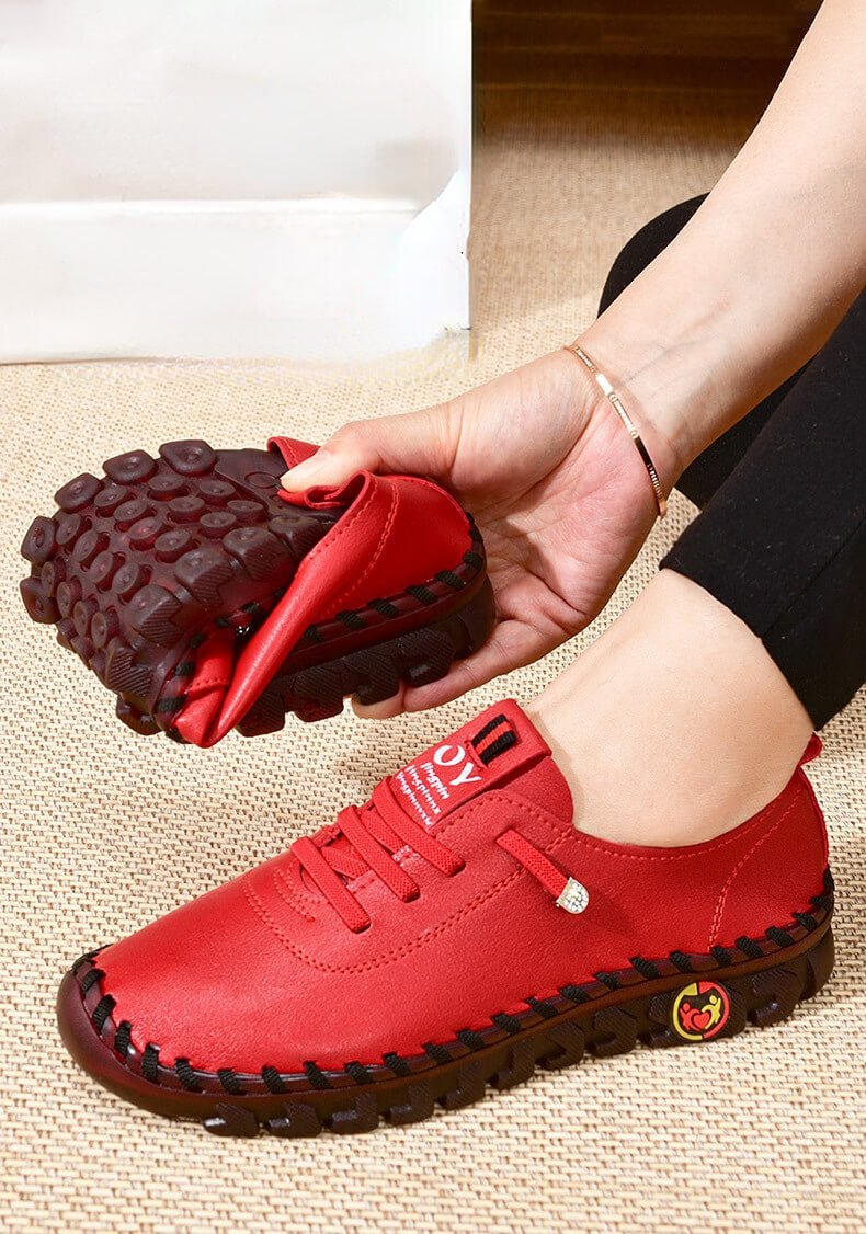 Mocassins Ergonomiques pour Femmes en Cuir Souple - Marie Montel