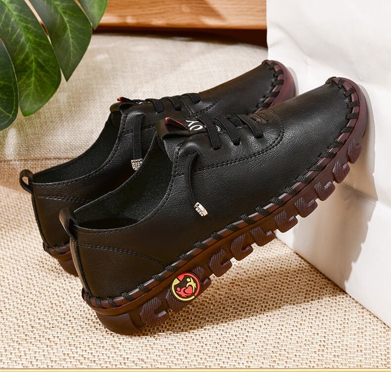 Mocassins Ergonomiques pour Femmes en Cuir Souple - Marie Montel