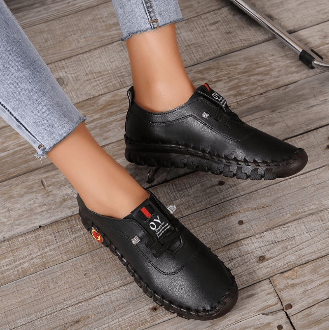 Mocassins Ergonomiques pour Femmes en Cuir Souple - Marie Montel