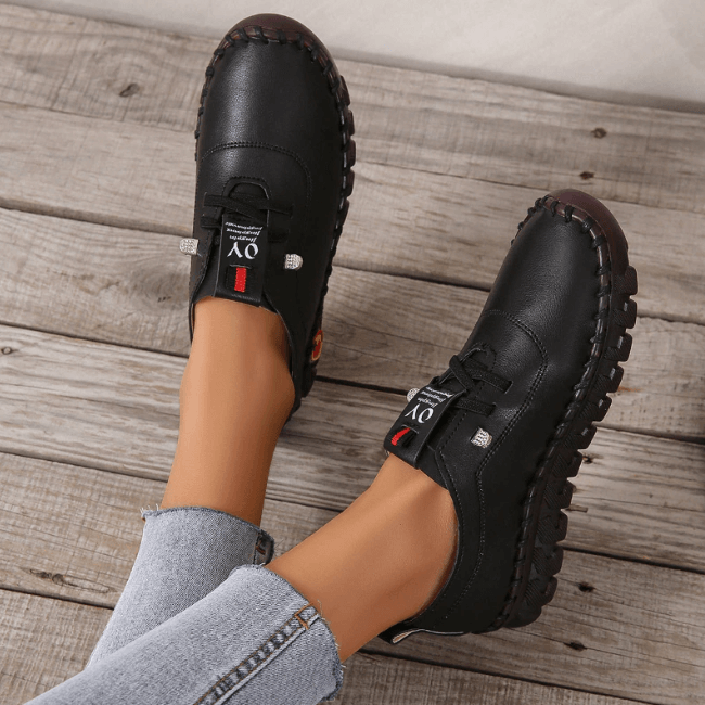 Mocassins Ergonomiques pour Femmes en Cuir Souple - Marie Montel