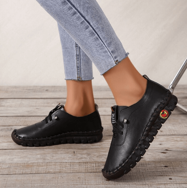 Mocassins Ergonomiques pour Femmes en Cuir Souple - Marie Montel