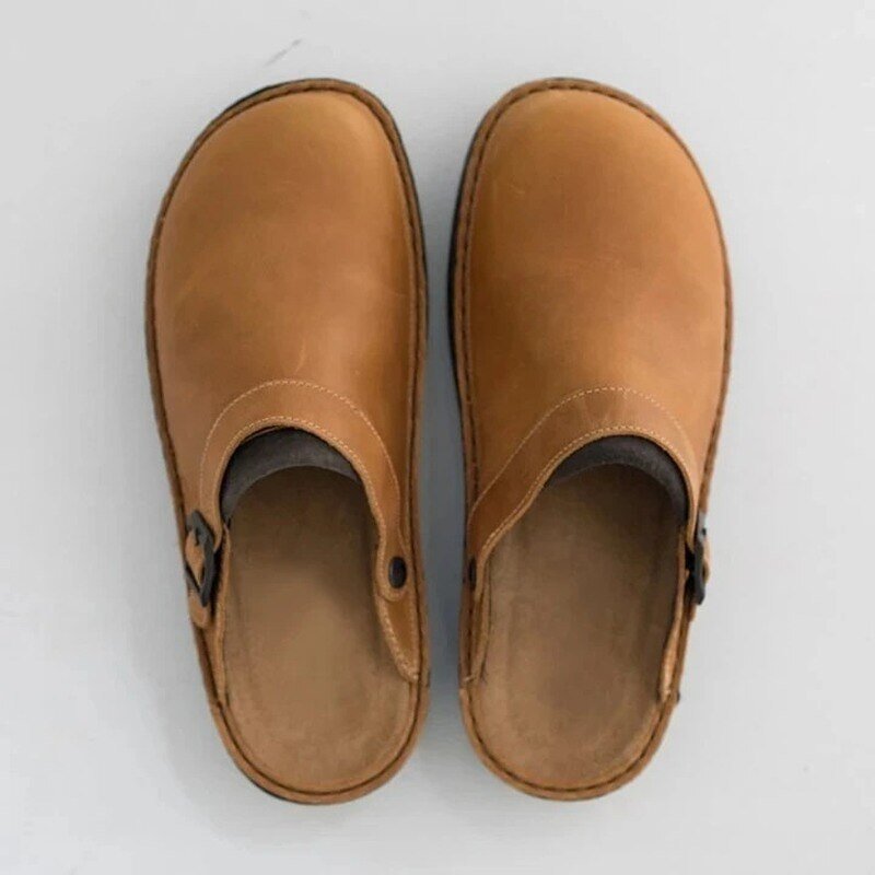 Mules Orthopédiques en Similicuir pour Hommes - Marie Montel