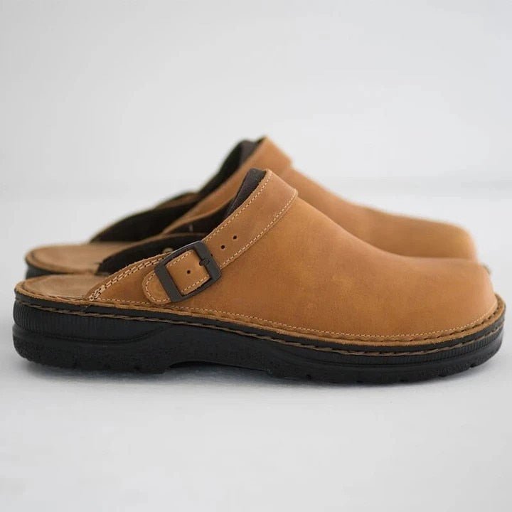 Mules Orthopédiques en Similicuir pour Hommes - Marie Montel