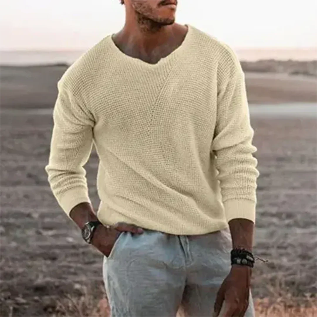 Pull Élégant V-Col pour Hommes