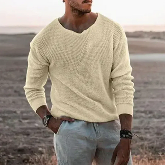 Pull Élégant V-Col pour Hommes