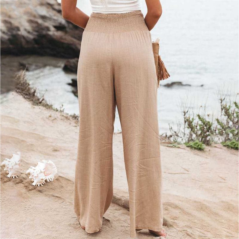 Pantalon à Jambes Larges Chic pour Femmes - Marie Montel