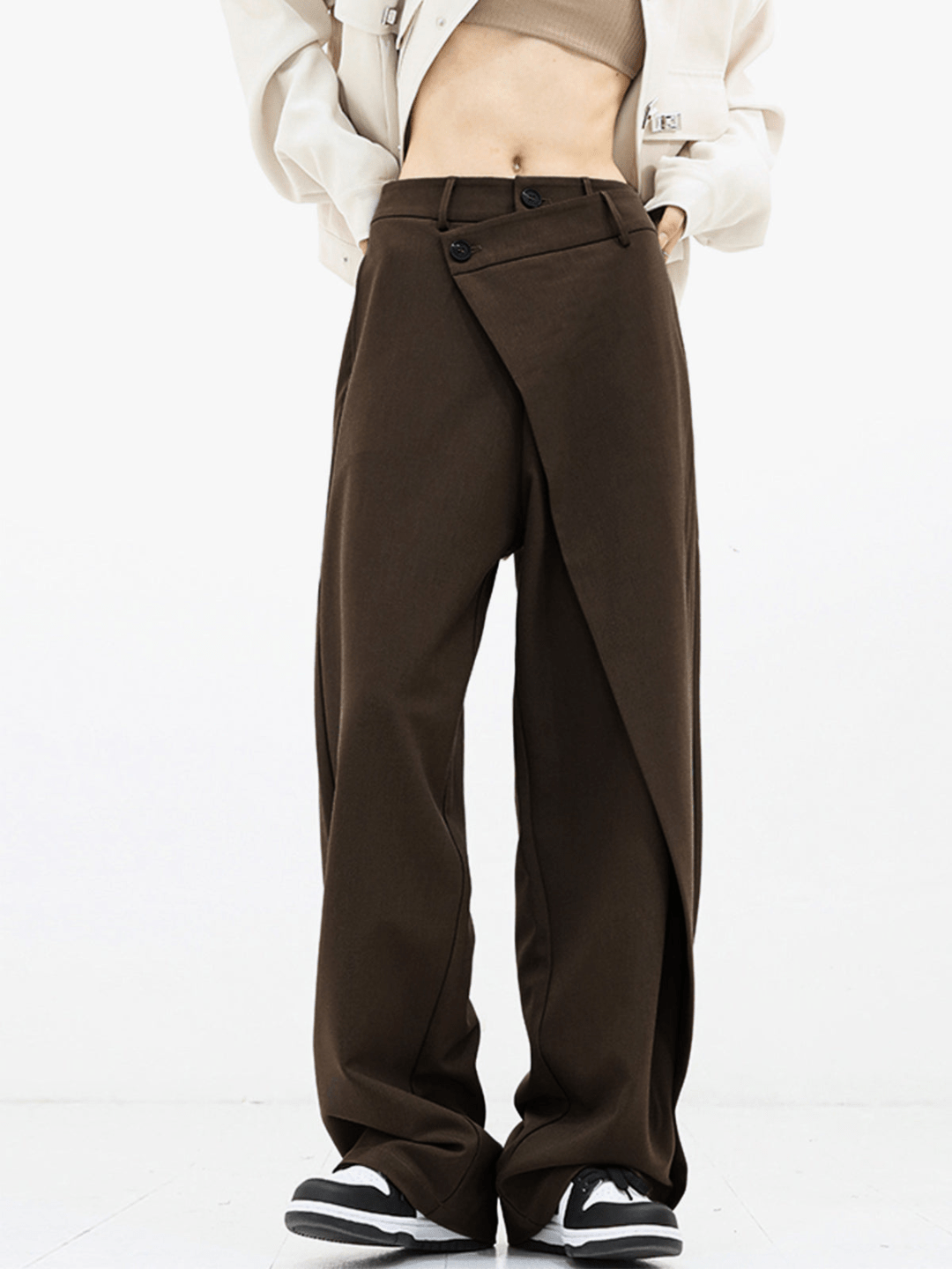 Pantalon Baggy Asymétrique pour Femmes - Marie Montel