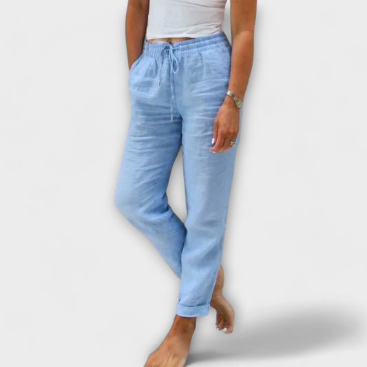 Pantalon Chic en Lin pour Femmes - Marie Montel