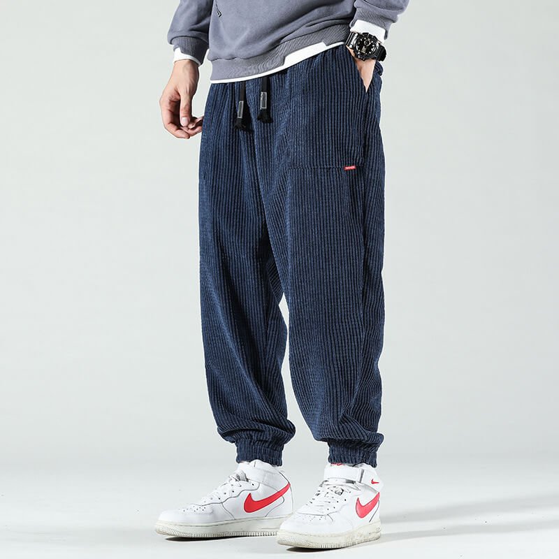 Pantalon Chic en Velours Côtelé pour Hommes - Marie Montel