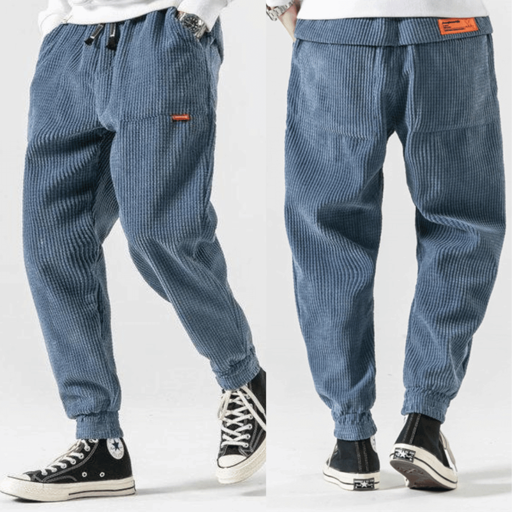 Pantalon Chic en Velours Côtelé pour Hommes - Marie Montel