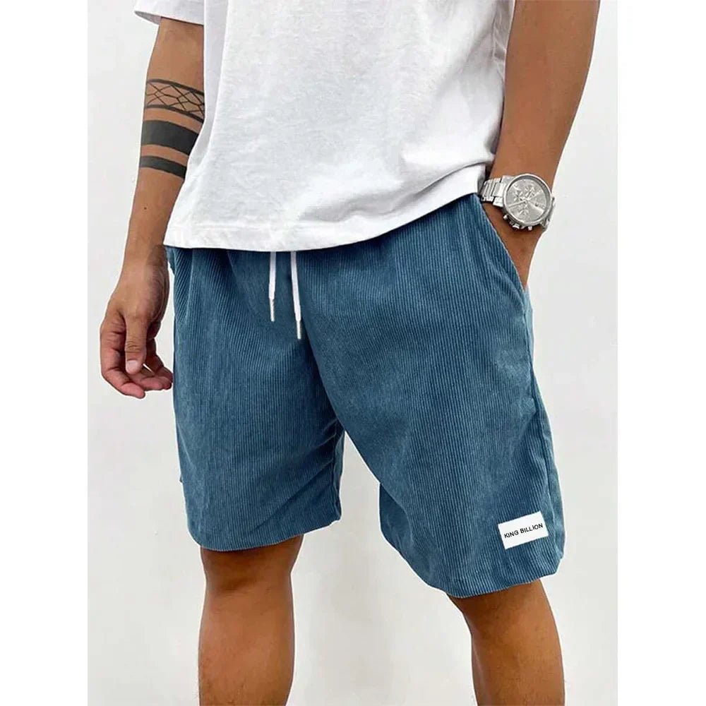 Pantalon Court Élégant en Couleur Unie pour Hommes - Marie Montel