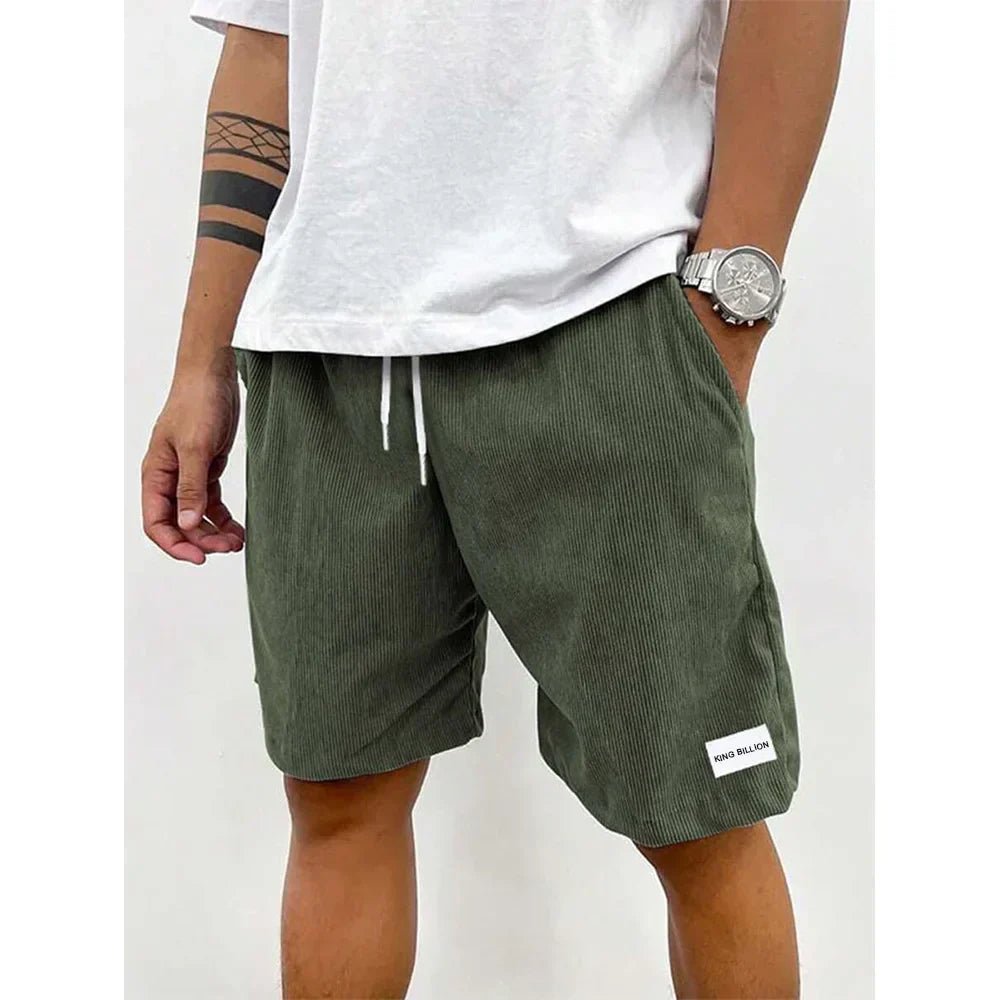Pantalon Court Élégant en Couleur Unie pour Hommes - Marie Montel