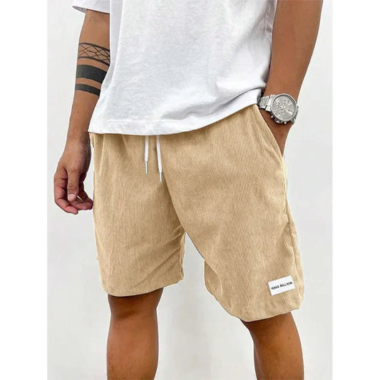 Pantalon Court Élégant en Couleur Unie pour Hommes - Marie Montel