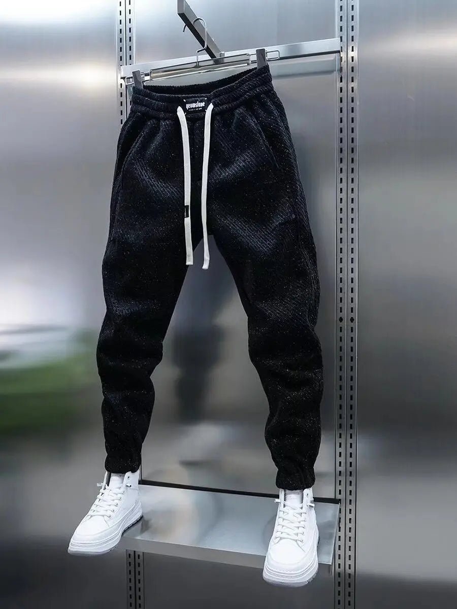 Pantalon Décontracté en Chenille pour Hommes - Marie Montel