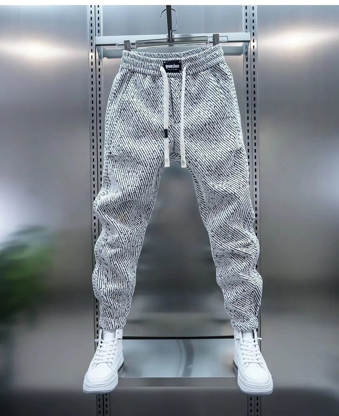 Pantalon Décontracté en Chenille pour Hommes - Marie Montel