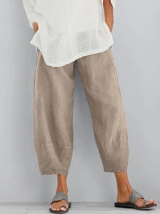 Pantalon Décontracté en Lin pour Femmes - Marie Montel