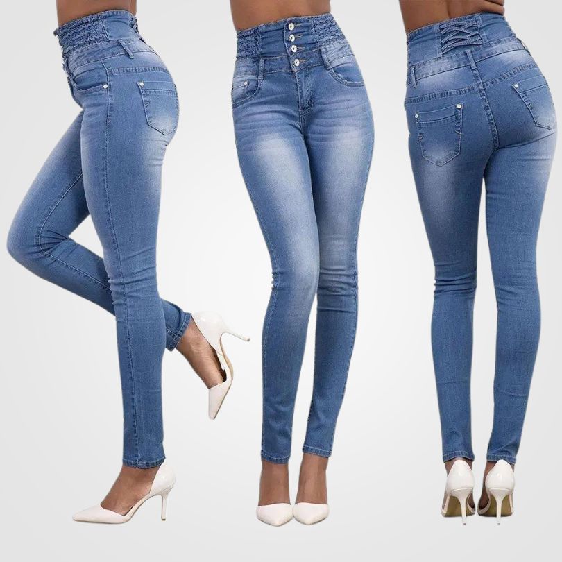Pantalon en Denim Confort Ajusté pour Hommes - Marie Montel