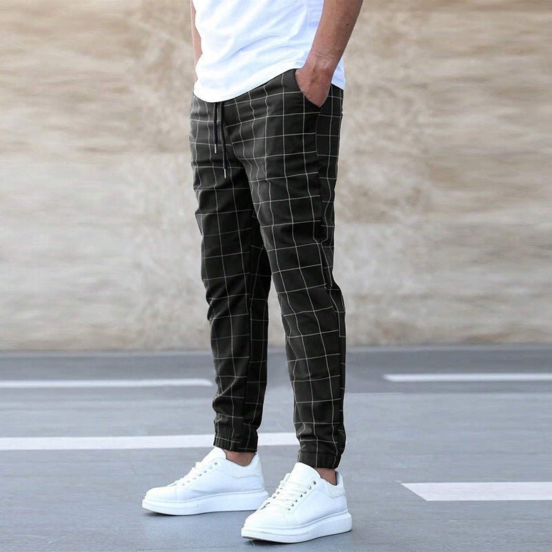 Pantalon Jogger à Carreaux pour Hommes - Marie Montel