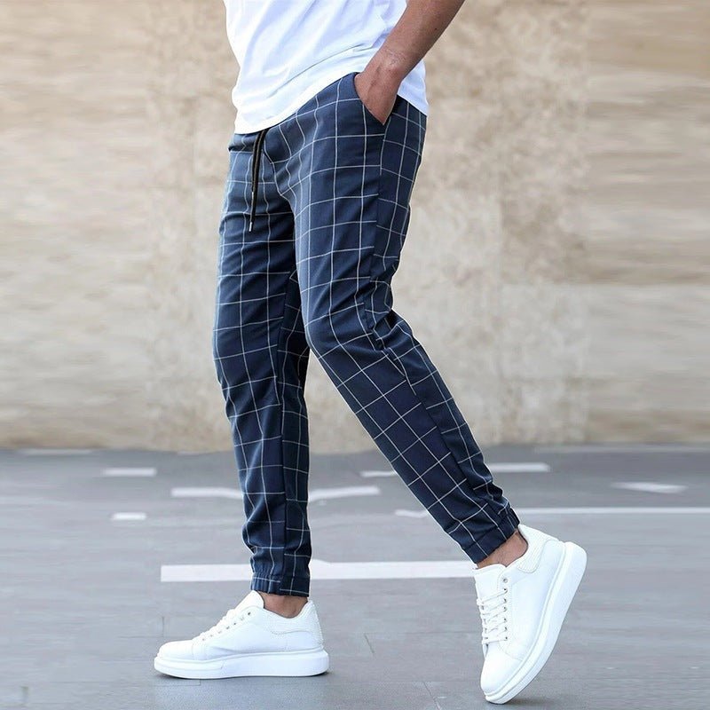 Pantalon Jogger à Carreaux pour Hommes - Marie Montel