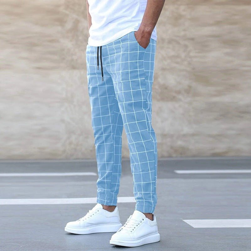 Pantalon Jogger à Carreaux pour Hommes - Marie Montel