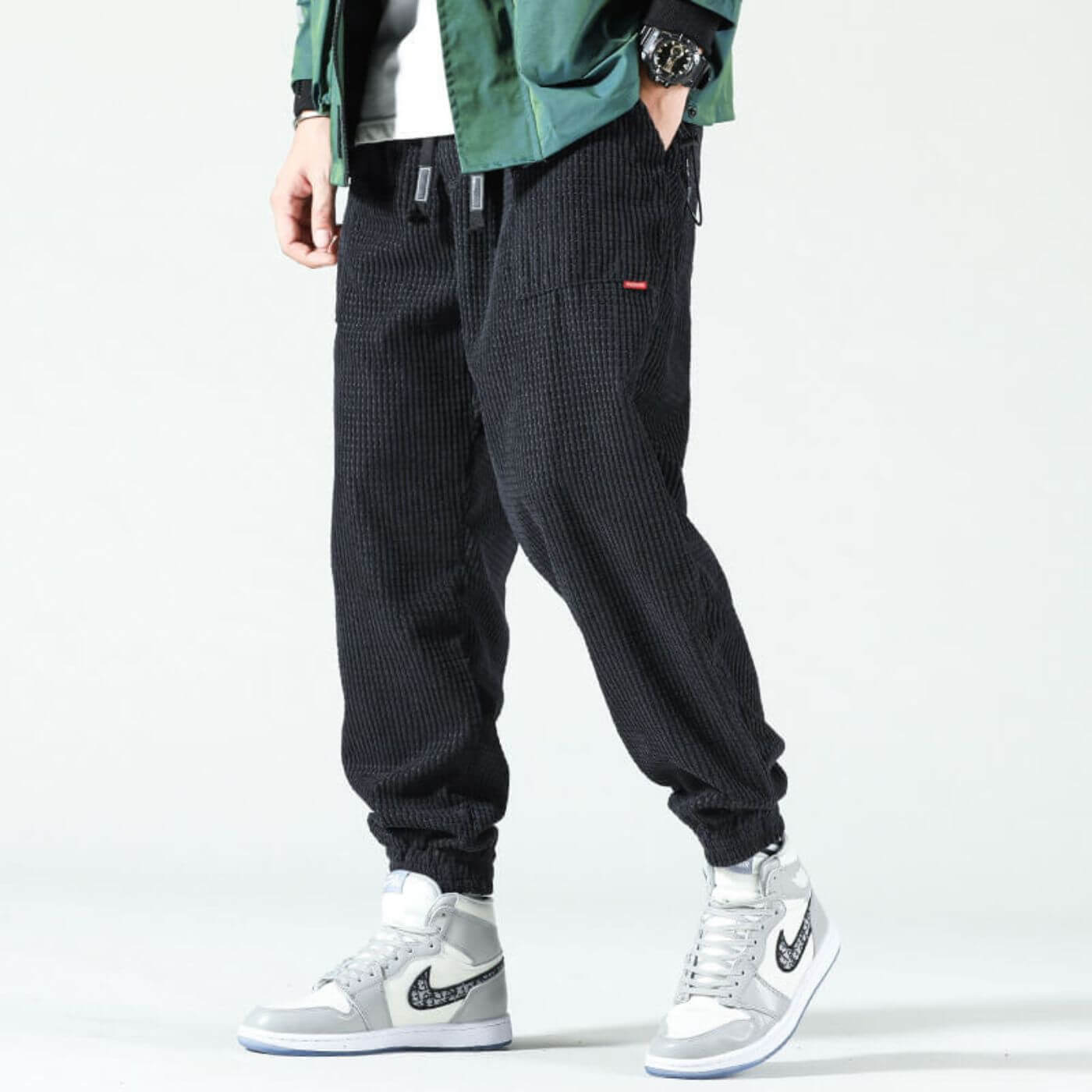 Pantalon Jogger en Velours Côtelé pour Hommes - Marie Montel