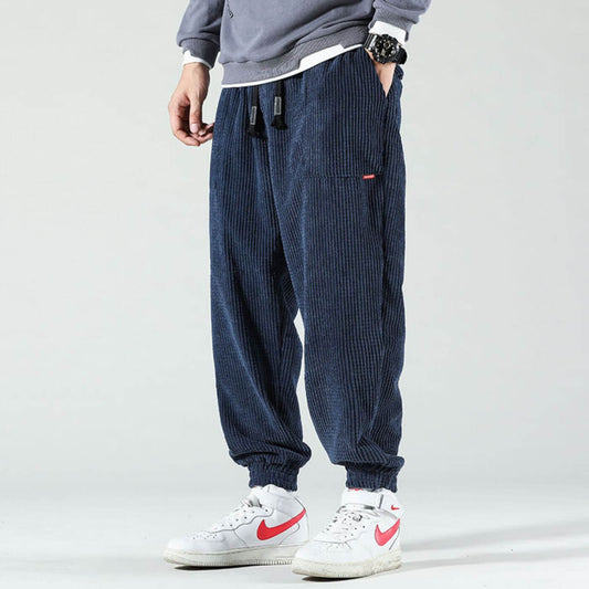 Pantalon Jogger en Velours Côtelé pour Hommes - Marie Montel