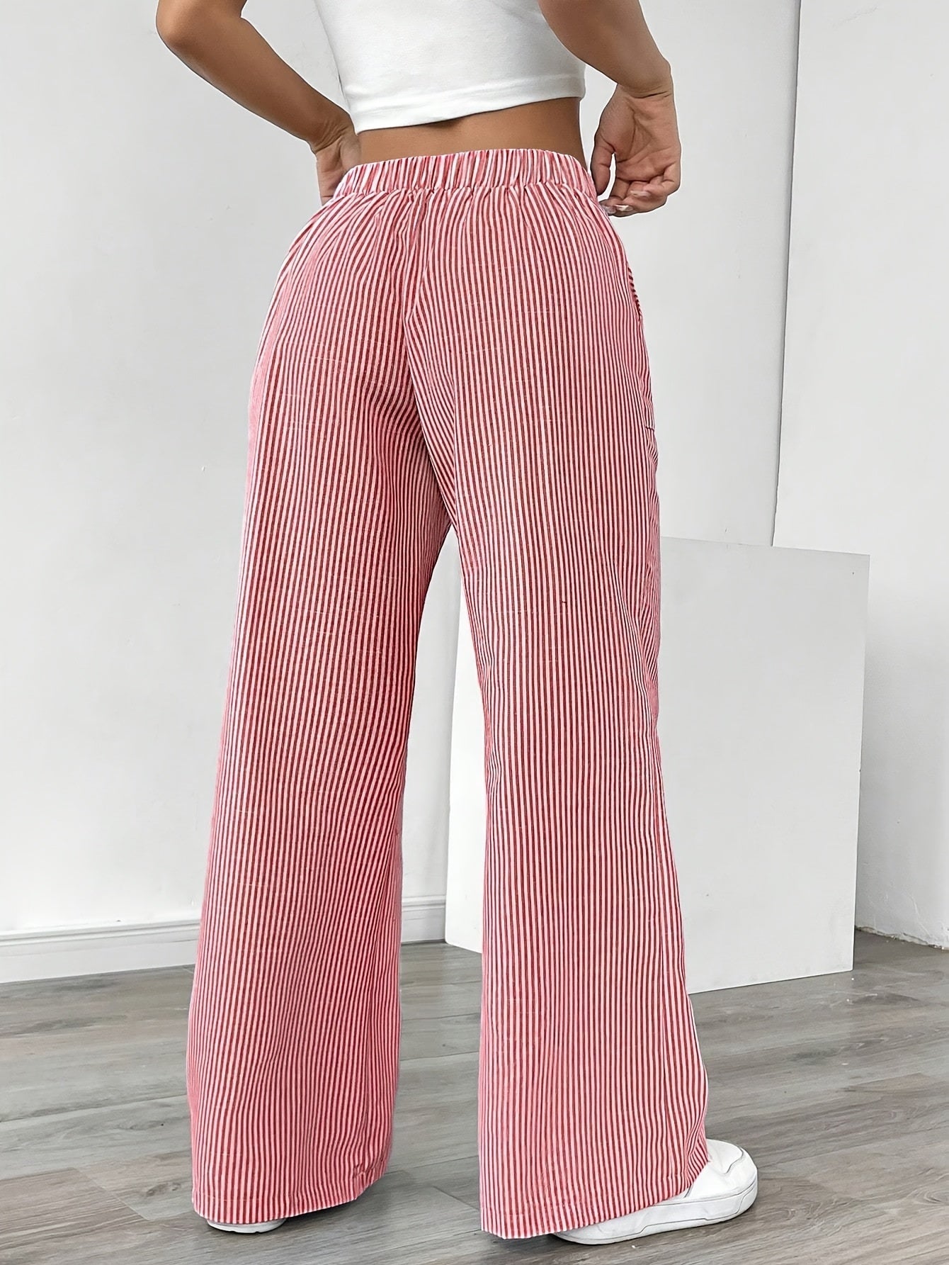 Pantalon Large à Rayures pour Femmes - Marie Montel
