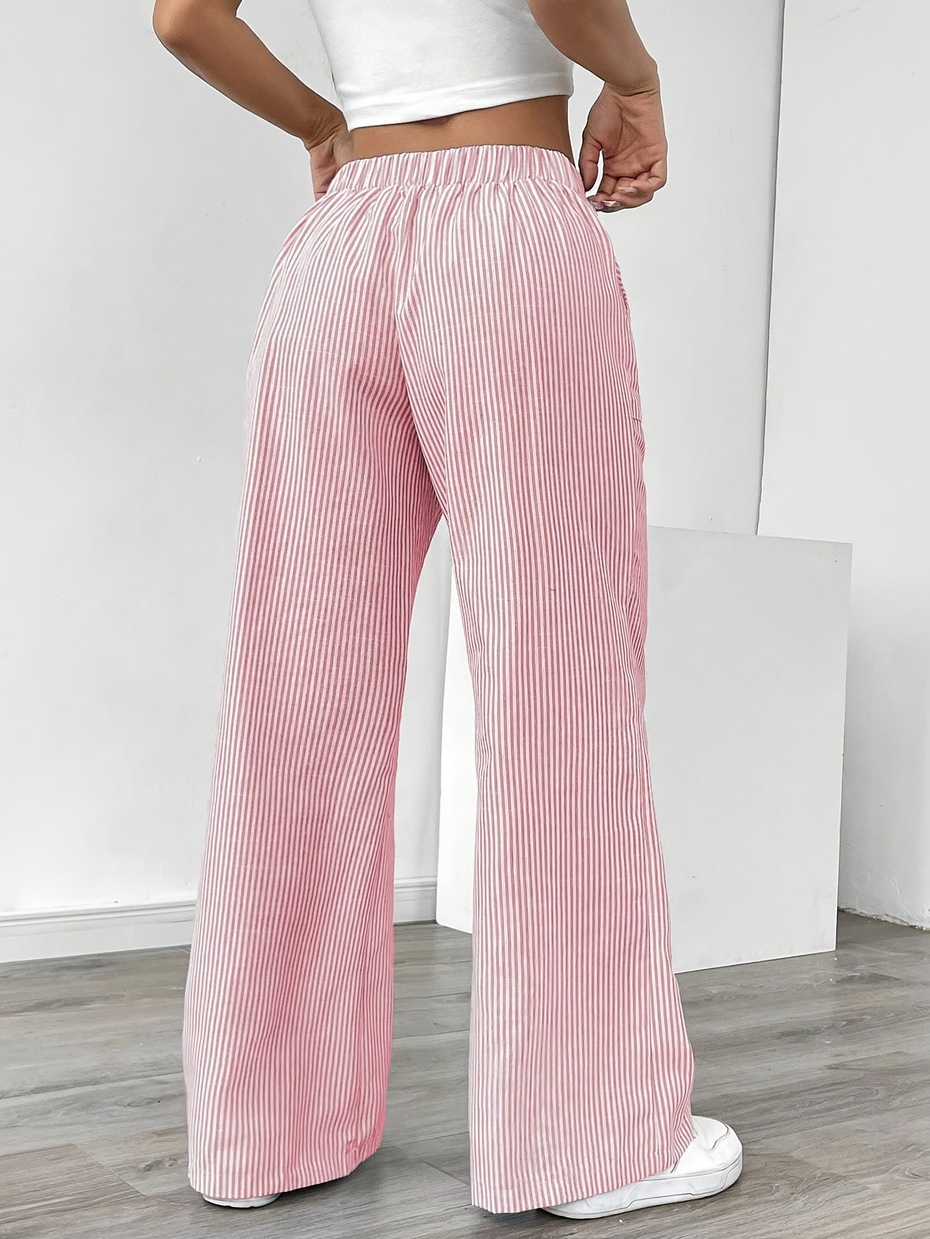 Pantalon Large à Rayures pour Femmes - Marie Montel