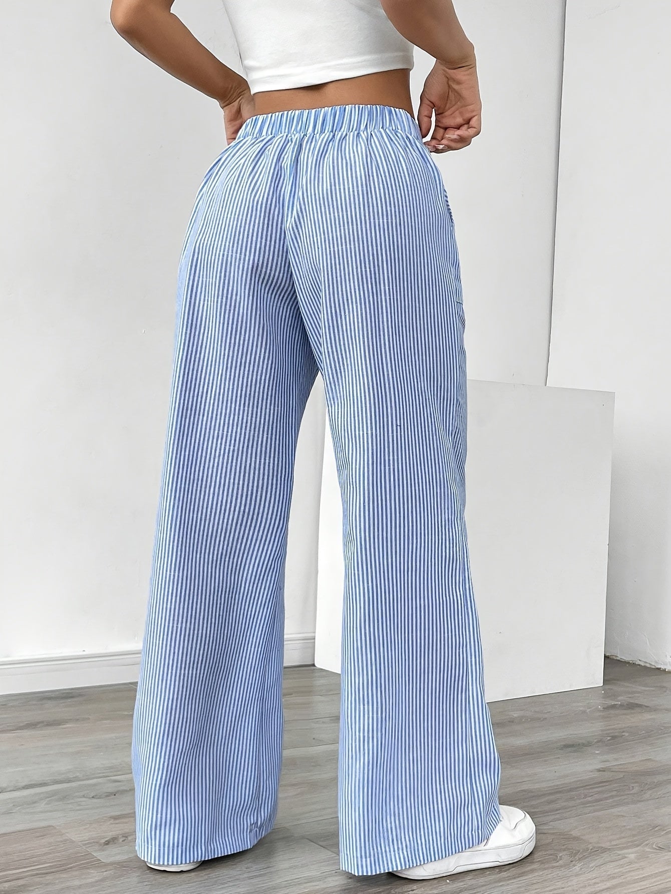 Pantalon Large à Rayures pour Femmes - Marie Montel