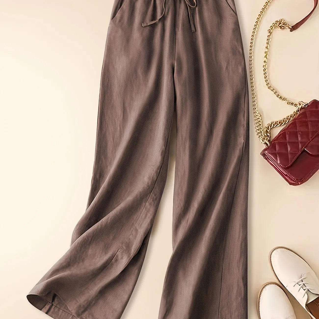 Pantalon Large Décontracté pour Femmes - Marie Montel