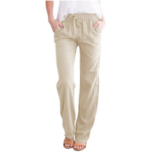 Pantalon Large en Lin pour Femmes - Marie Montel