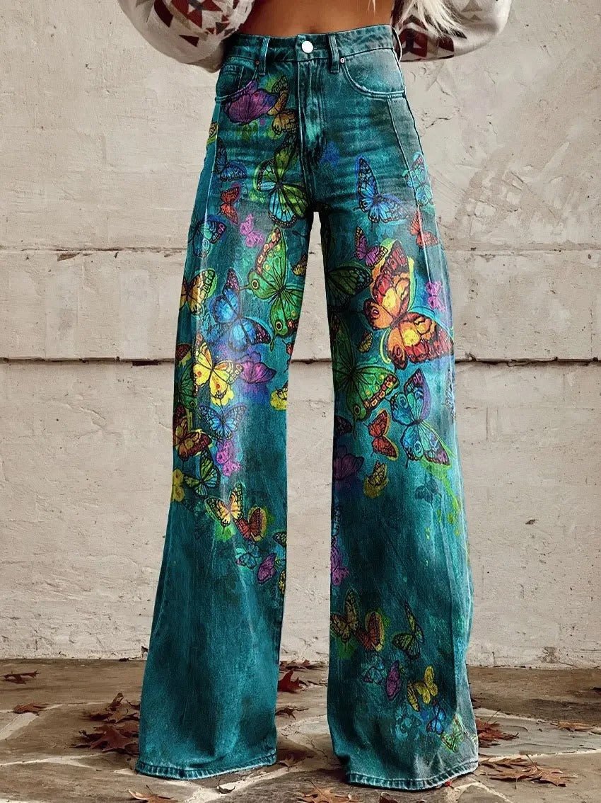 Pantalon Large taille Haute pour Femmes - Marie Montel