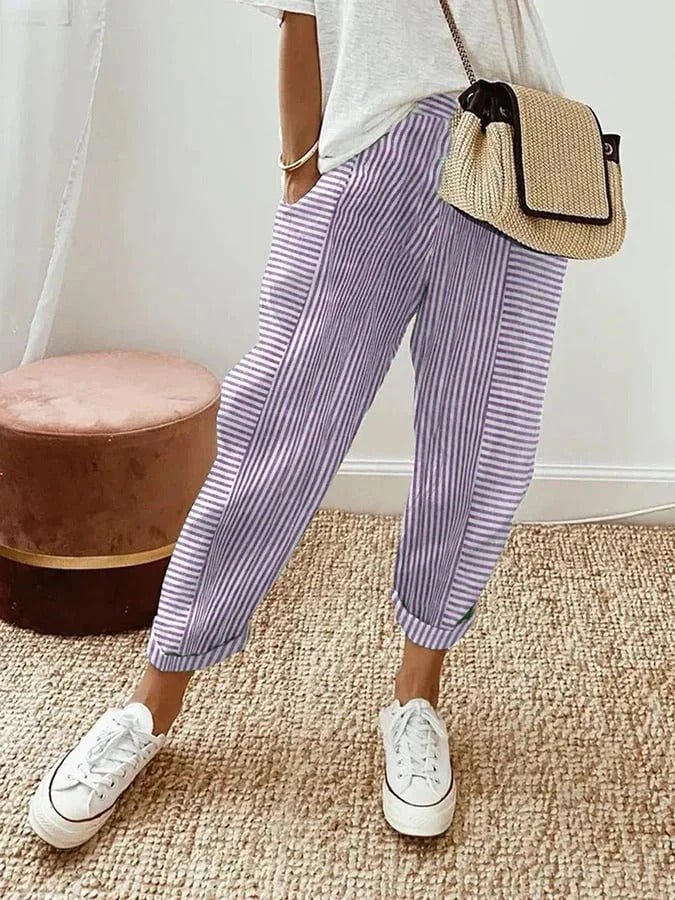 Pantalon Légèrement Ample pour Femmes - Marie Montel