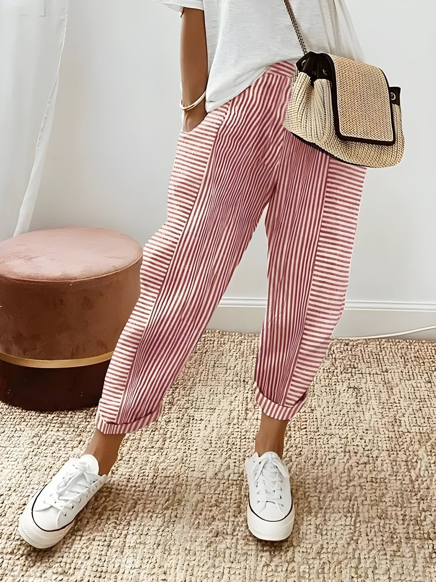 Pantalon Légèrement Ample pour Femmes - Marie Montel
