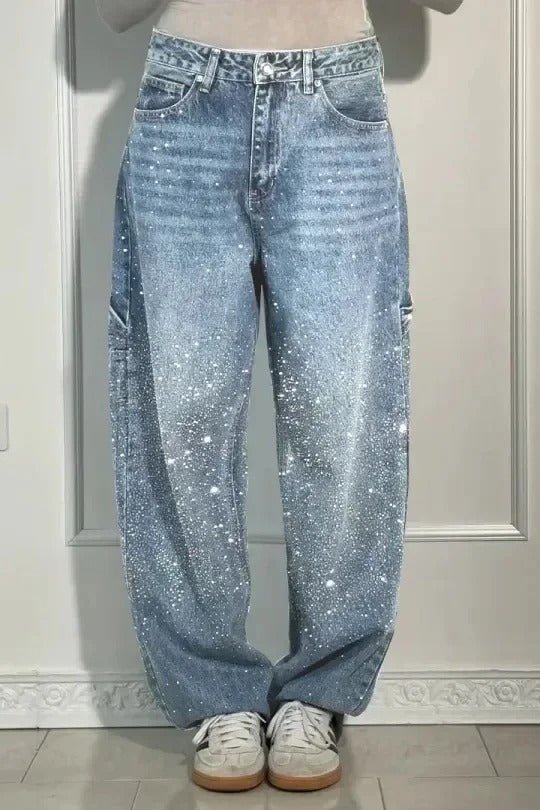 Pantalon Taille Haute à Jambes Larges pour Femmes - Marie Montel
