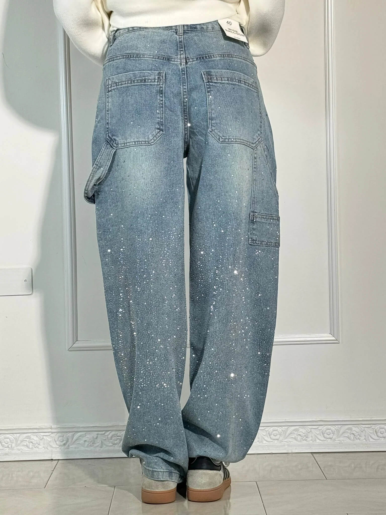 Pantalon Taille Haute à Jambes Larges pour Femmes - Marie Montel