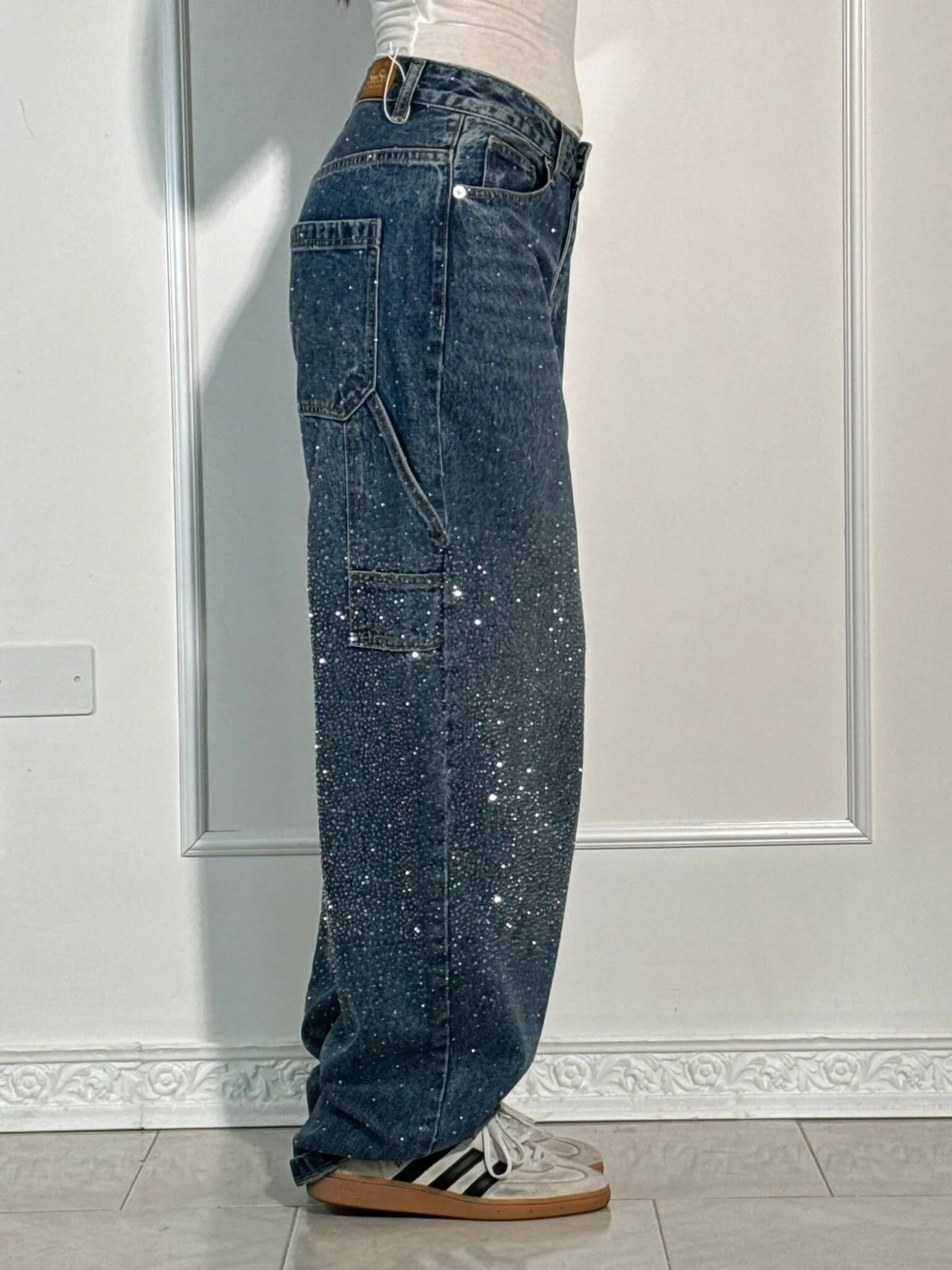 Pantalon Taille Haute à Jambes Larges pour Femmes - Marie Montel