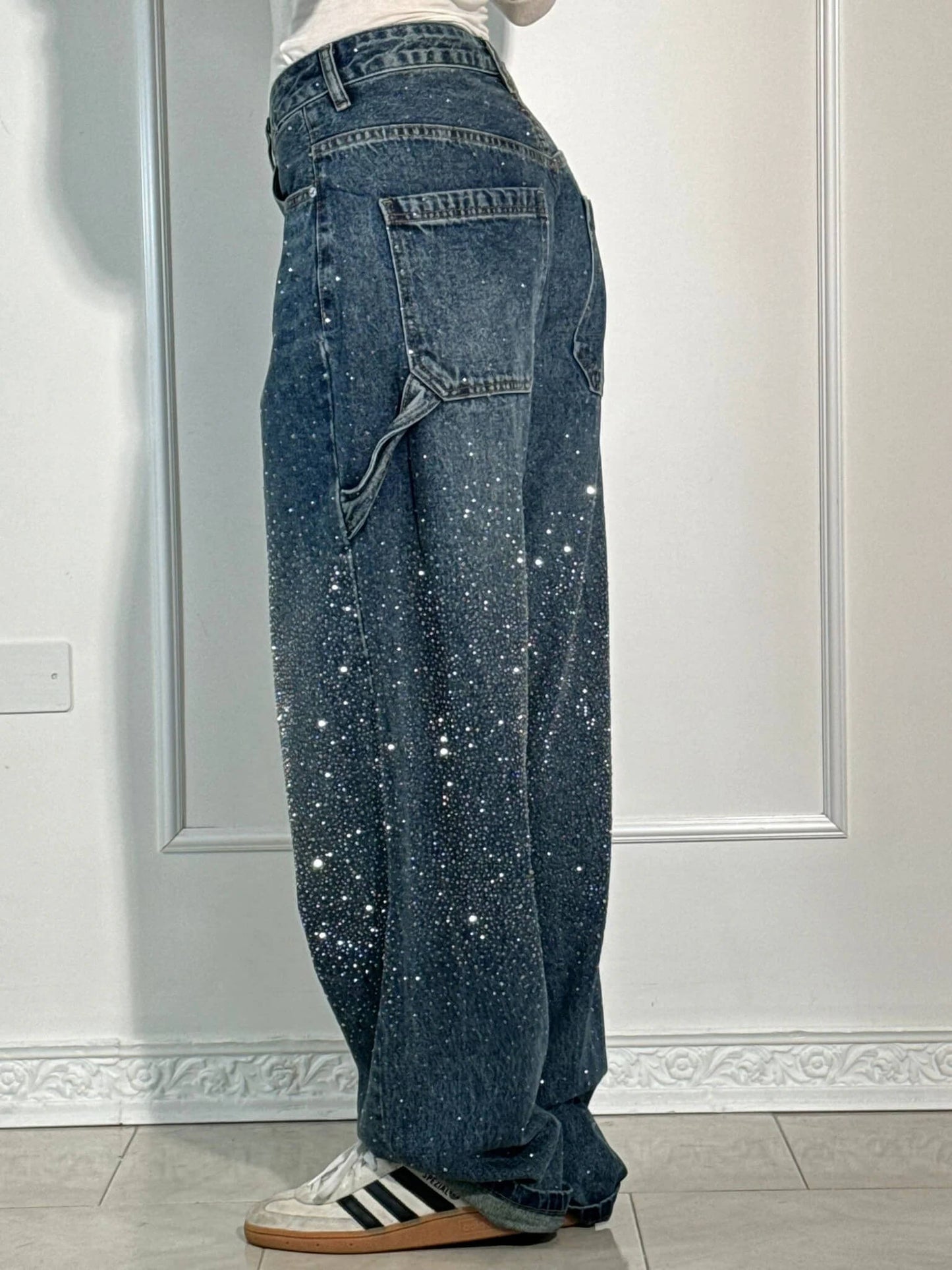 Pantalon Taille Haute à Jambes Larges pour Femmes - Marie Montel