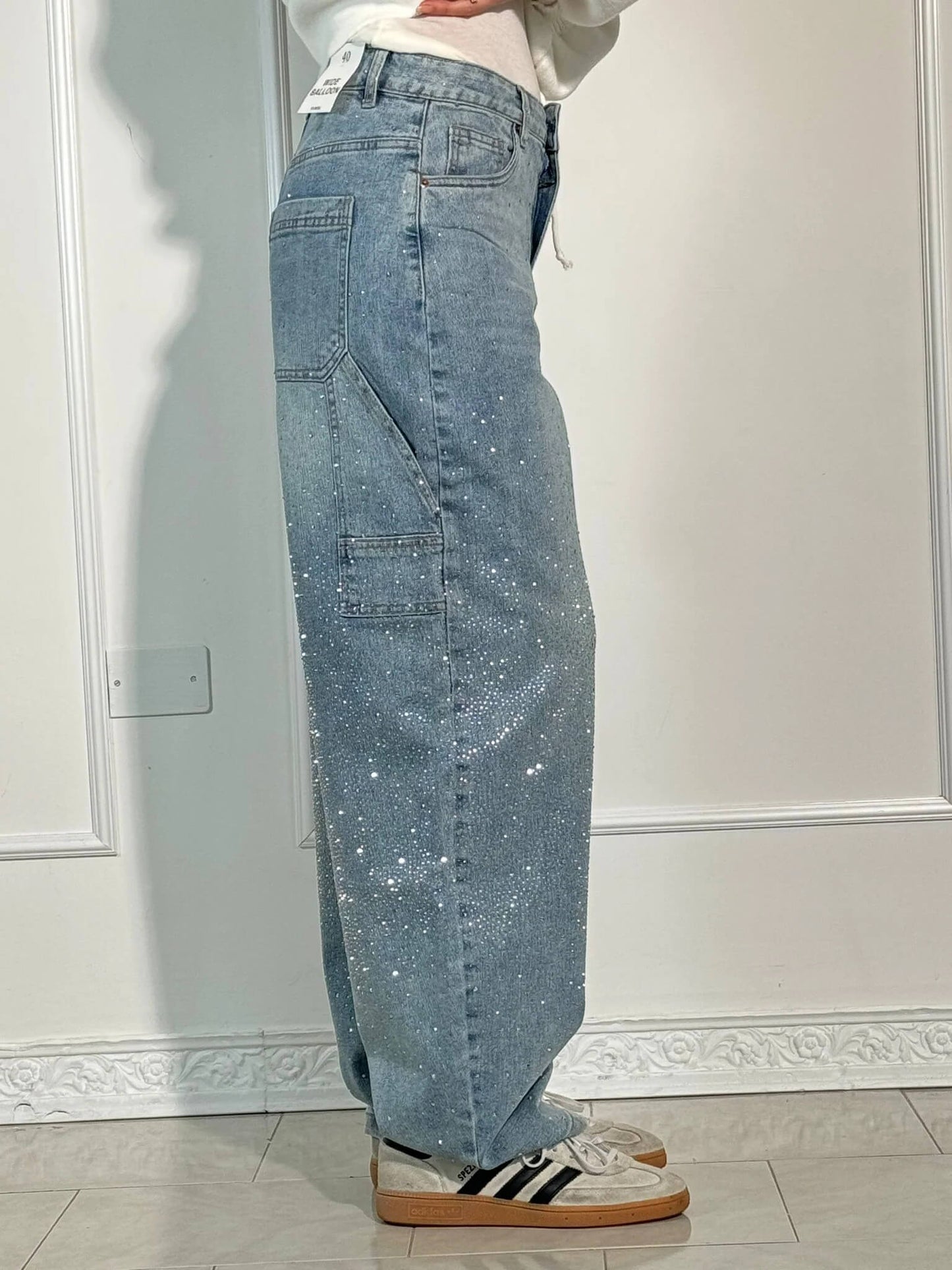 Pantalon Taille Haute à Jambes Larges pour Femmes - Marie Montel